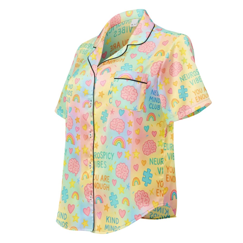 Neurospicy Vibes Pyjama Top product image (1)