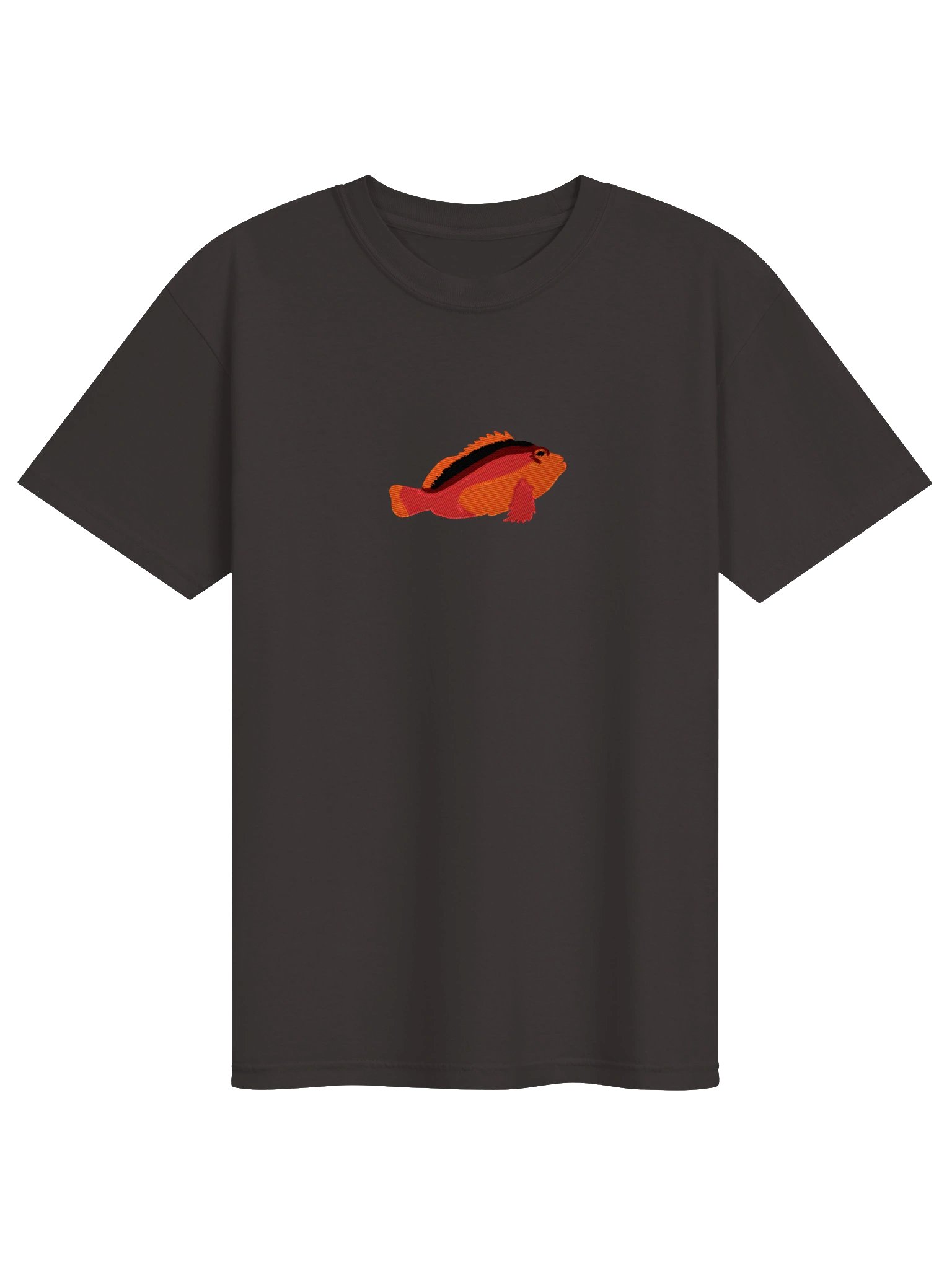 Flame Hawkfish Embroidered Shirt | Flame Hawk Reef Fish Tee | Saltwater Aquarium Apparel product image (5)