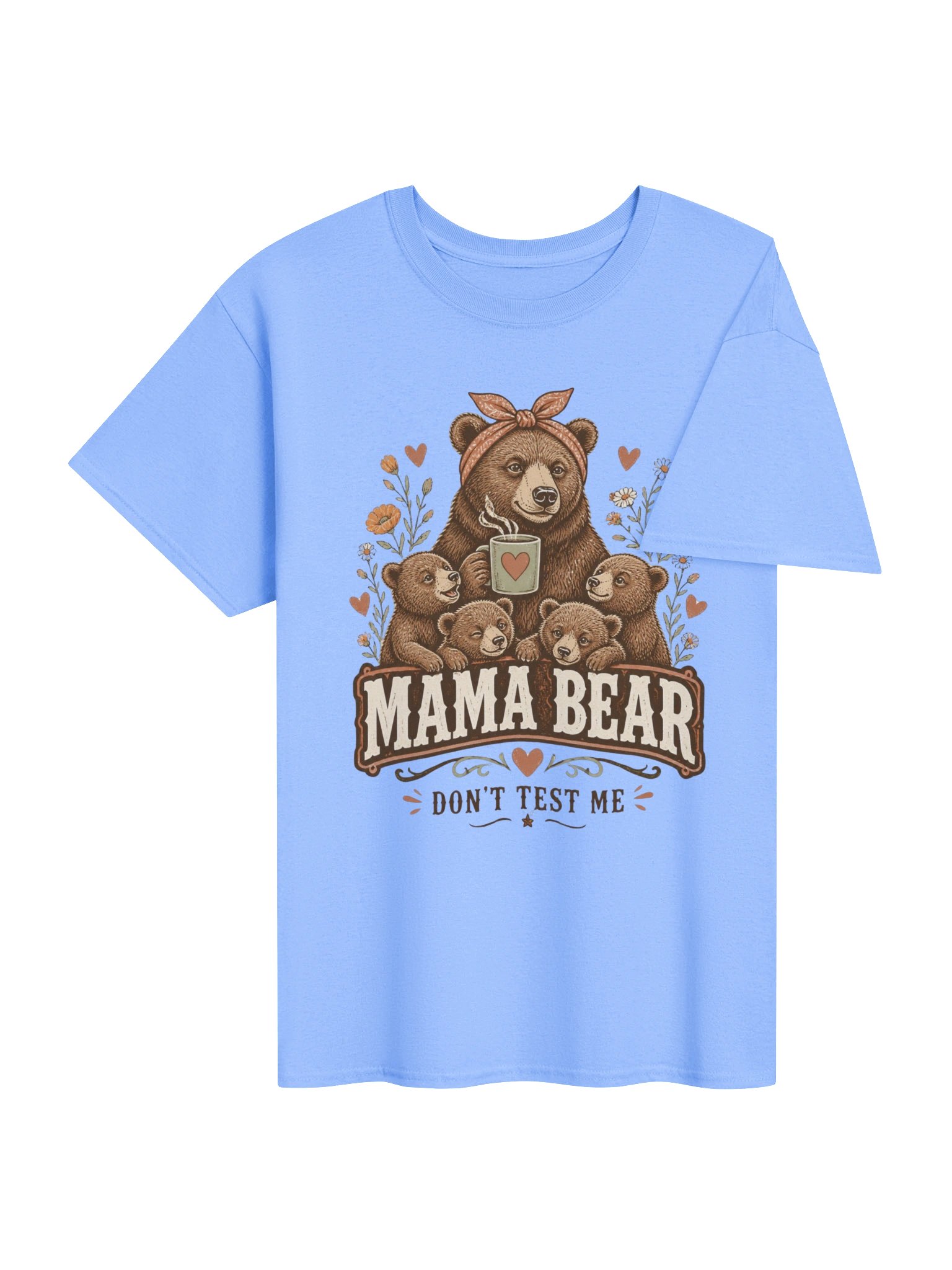 Mama Bear Shirt, Funny Mom Tee, Mother’s Day Gift, Coffee Mom Sweatshirt, Don’t Test Me Mom Shirt product image (34)