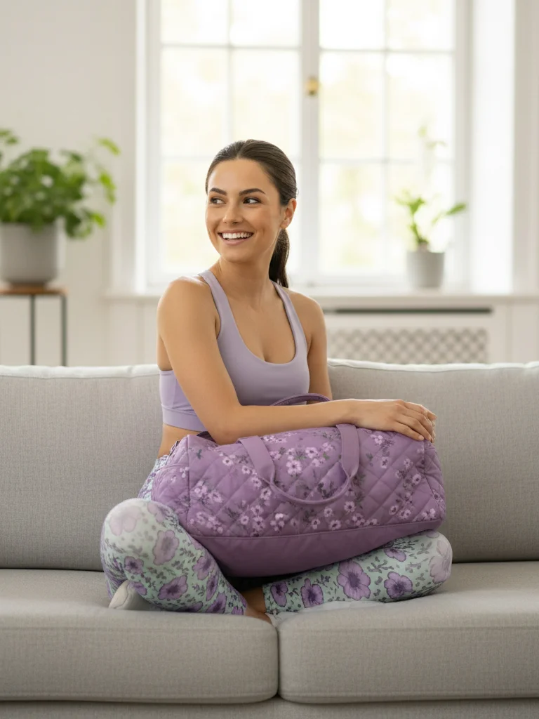 Lavender Fields — Soft Floral Crossover Leggings product image (7)