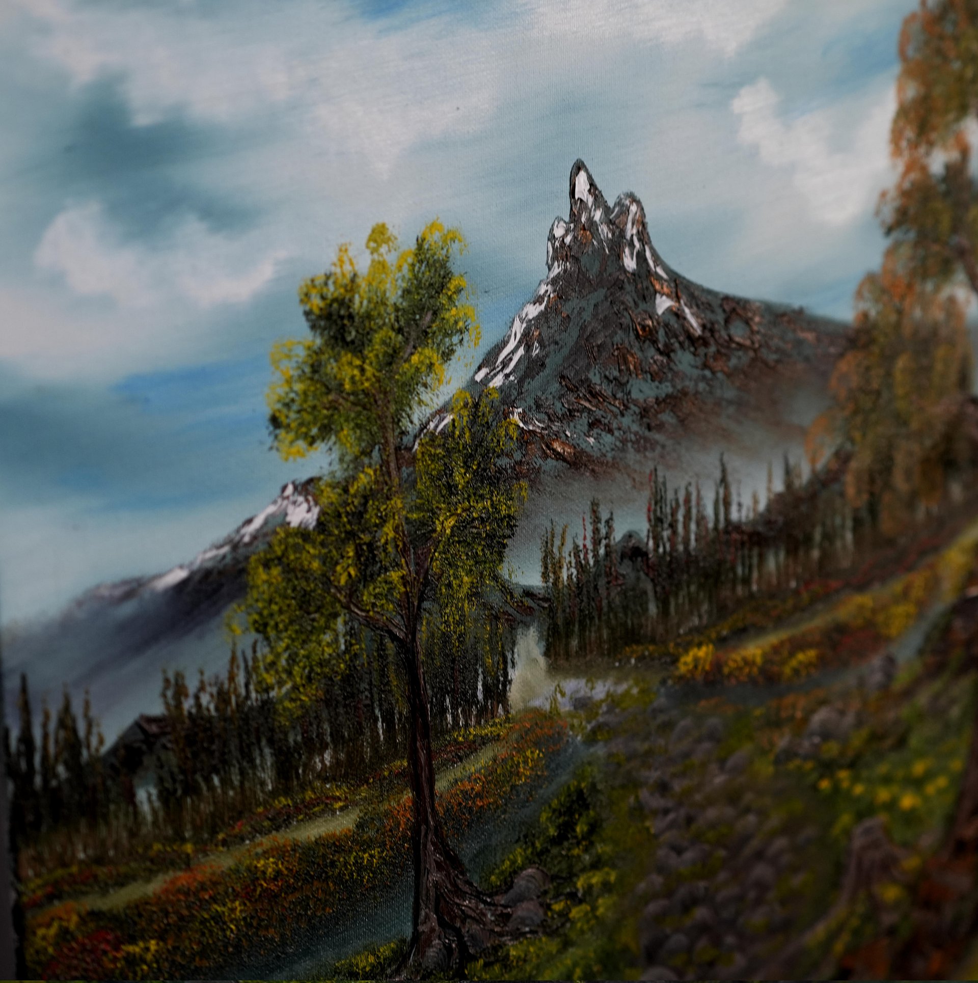 The Stone Path (Original) 18x24 Canvas product image (5)