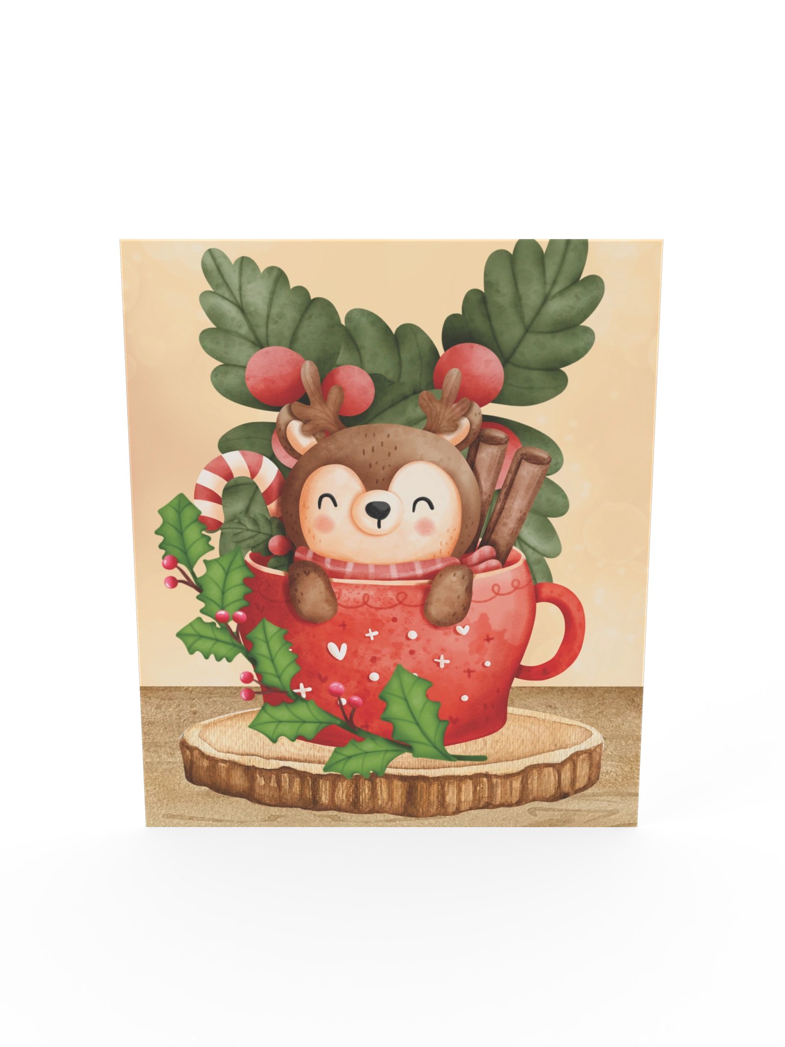 Reindeer Cocoa Christmas Cutie Print product image (6)
