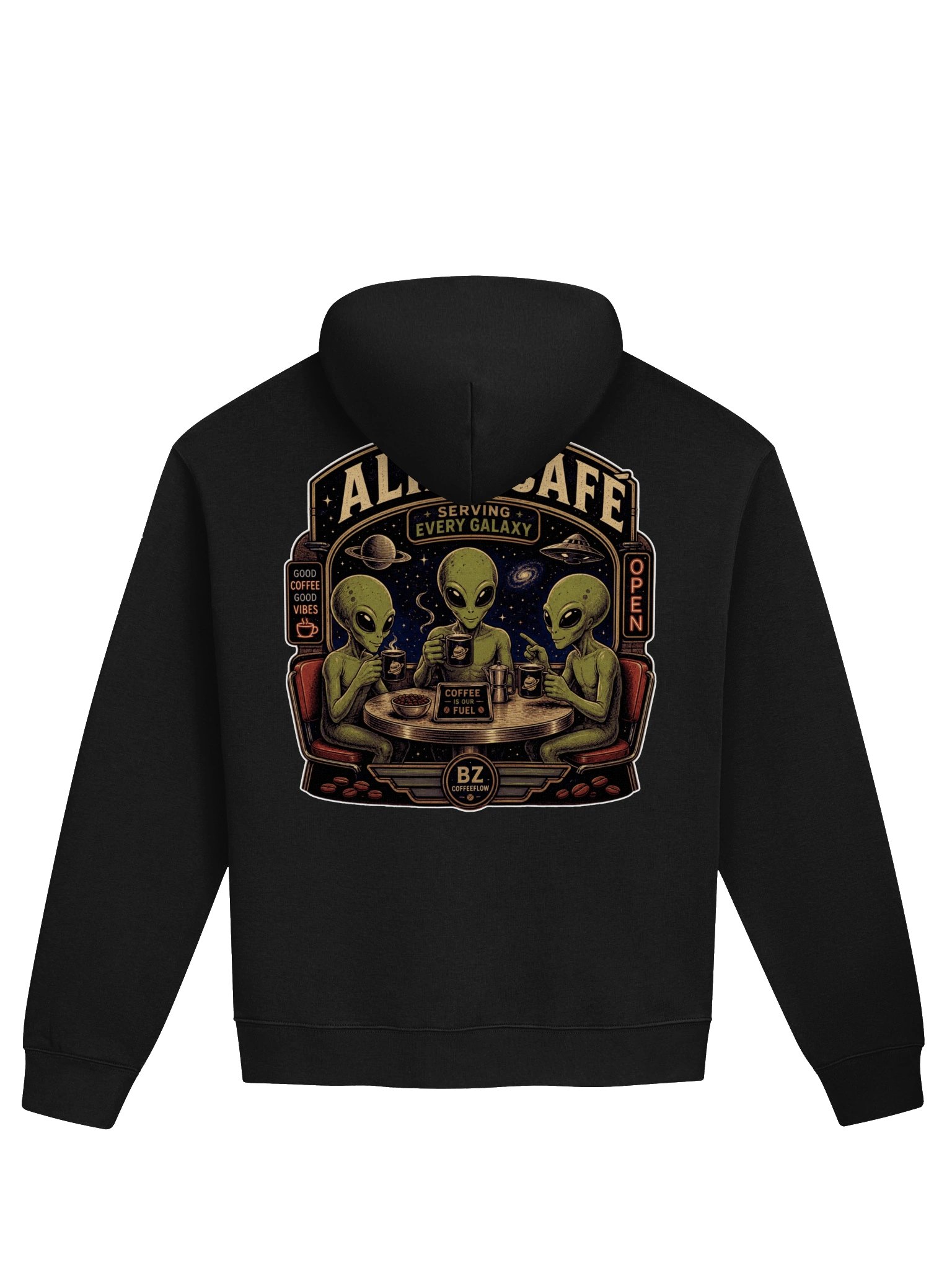 Alien Café – Serving Every Galaxy | Men’s Hoodie product image (9)