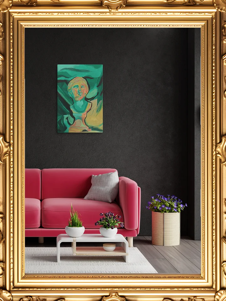 Neoclassical Turquoise Canvas Print product image (1)