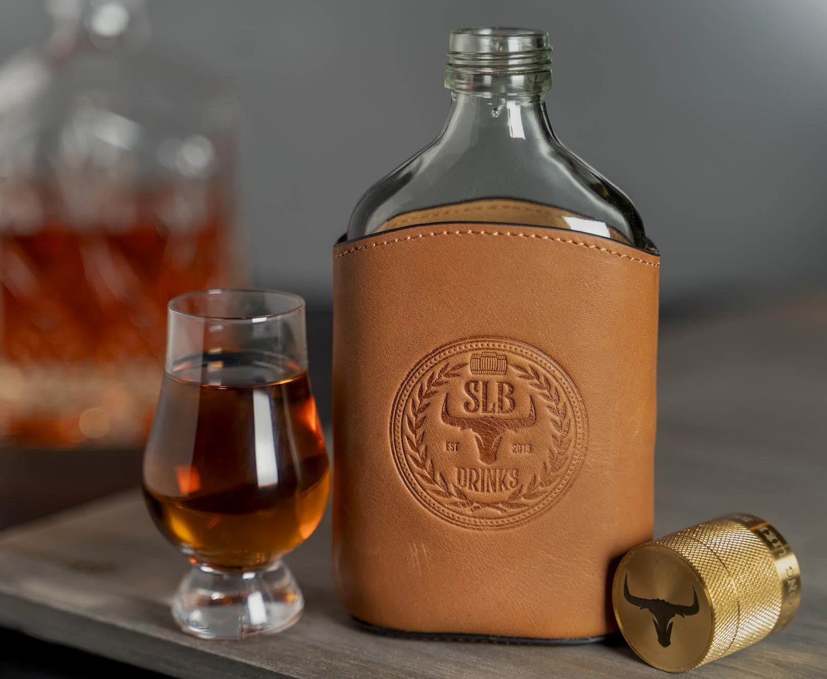 SLB Flask Leather Flask product image (1)
