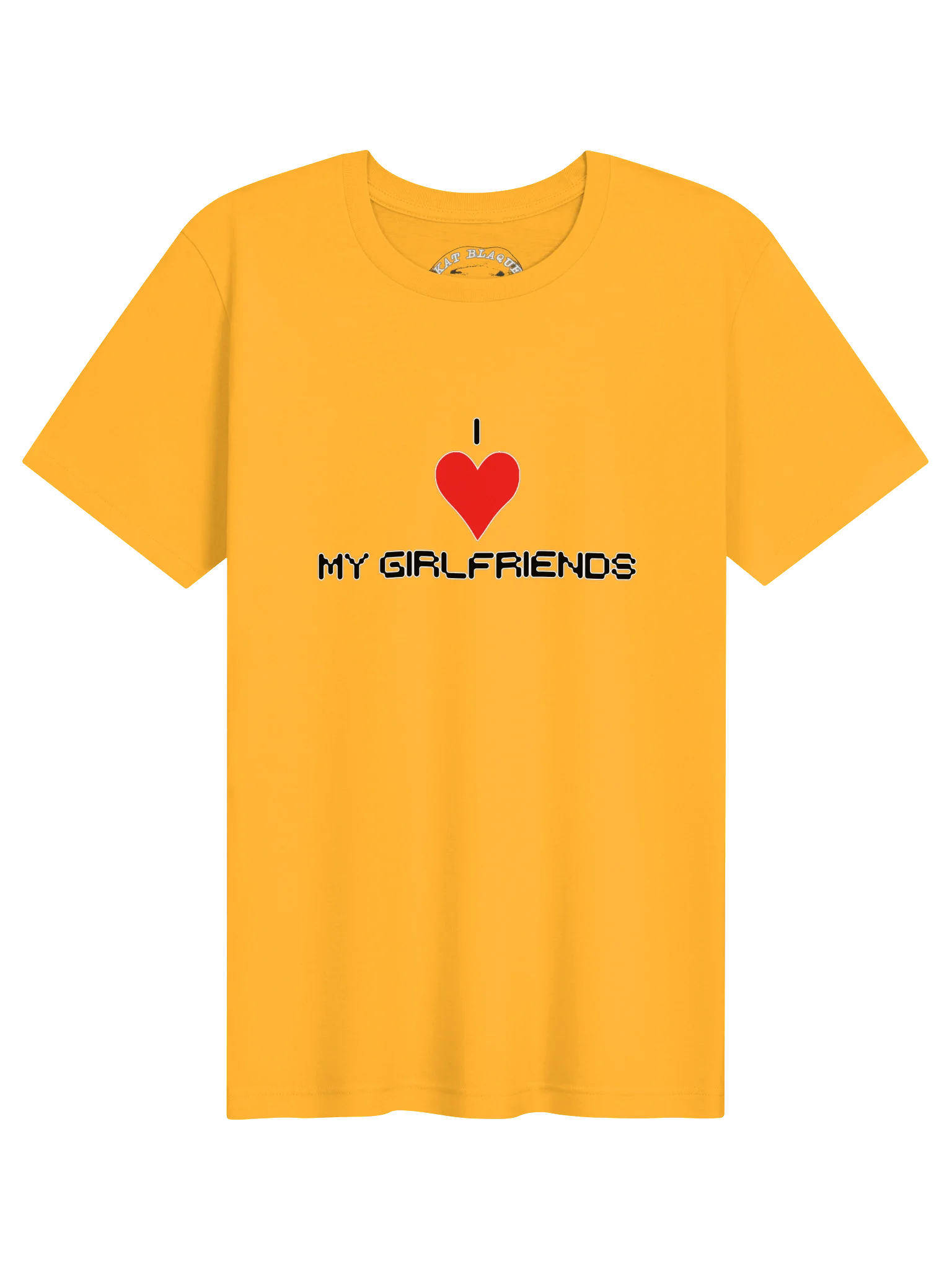I Love My Girlfriends Super Soft White Ink Tee product image (1)