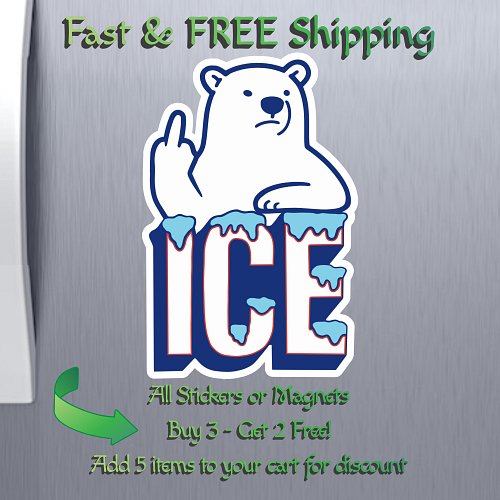 Commitment issues? Yeah, I feel ya.

Stickers are forever(-ish). Magnets understand boundaries.

Our Polar Bear Gives the Mid...