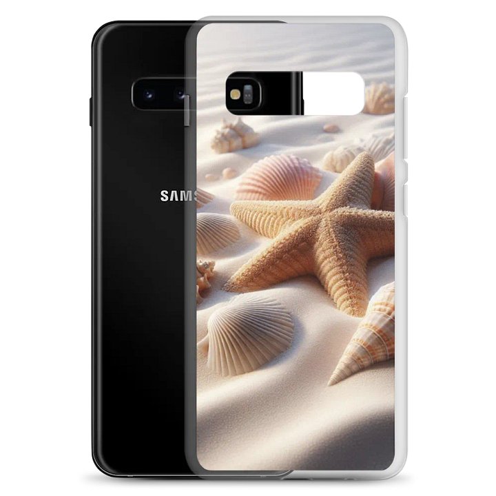Seashell Serenity Samsung® Clear Case | AI Design product image (20)