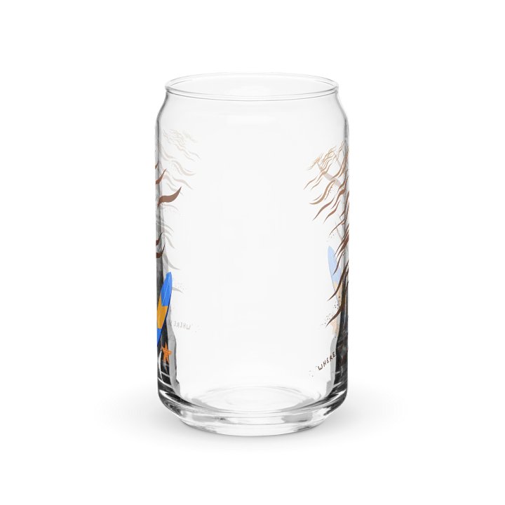Life Is Better Where Sea Waves Whisper Can-Shaped Glass ( Side -Beach- ) product image (2)