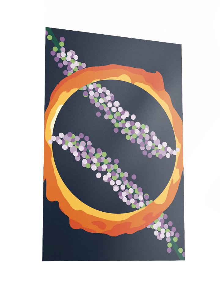 Love, Time, Black Hole minimalist poster product image (2)
