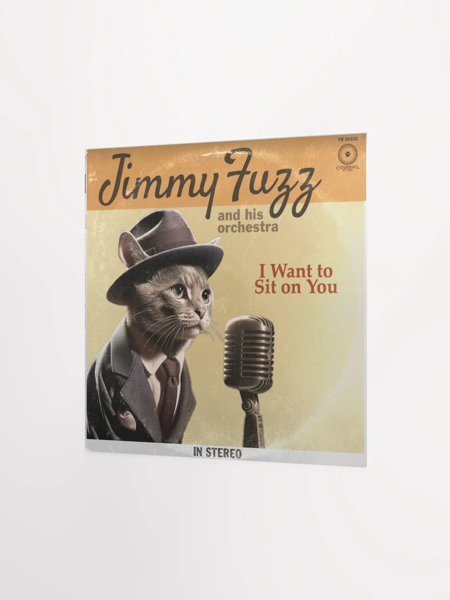 Jimmy Fuzz Poster - I Want To Sit On You album jacket (front) - 12