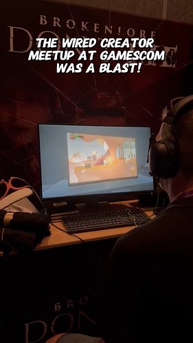 There were some amazing games being shown off by the incredible @wired_productions team at Gamescom. 🎮

Massive thanks to the...