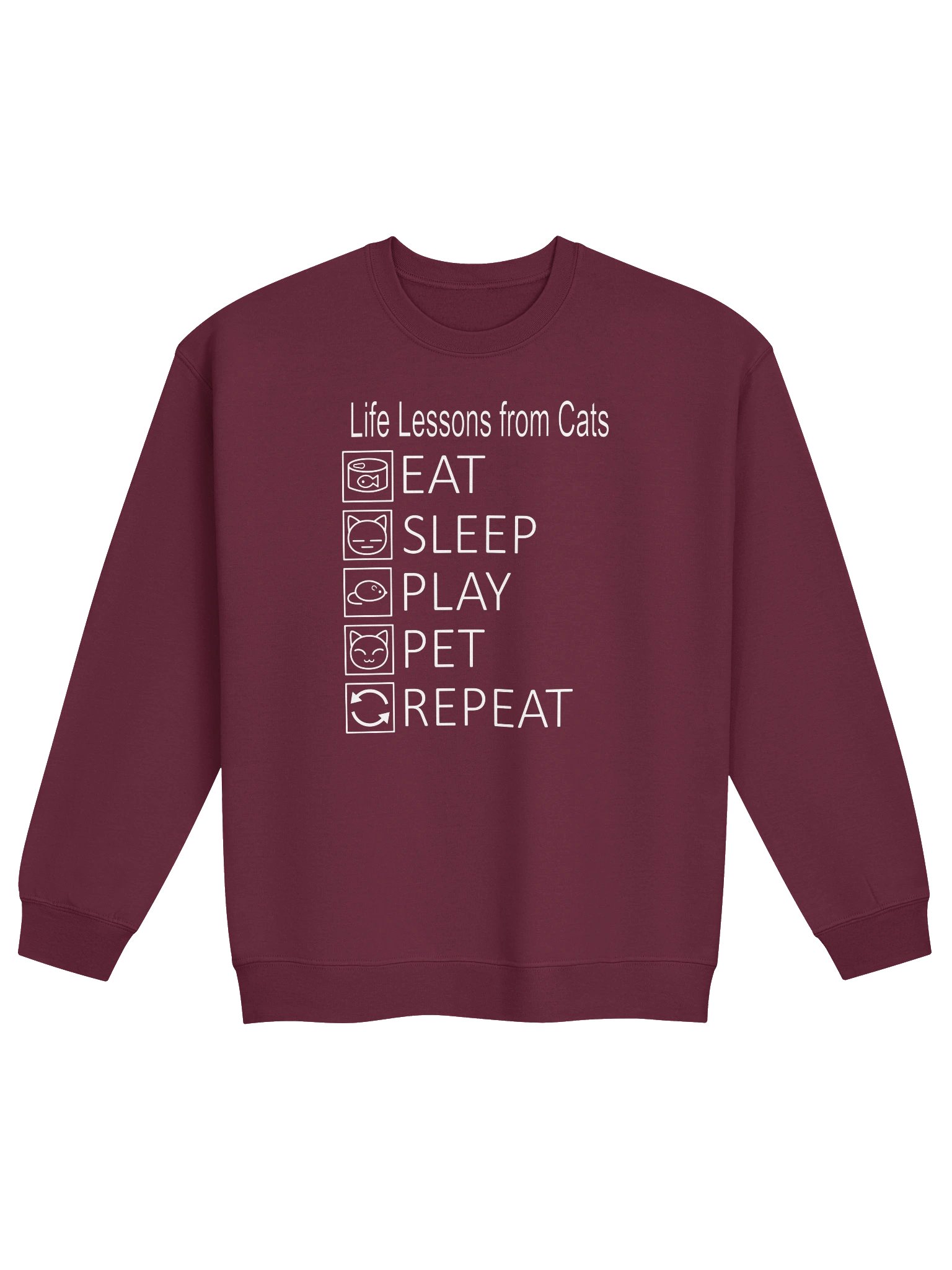 Life Lessons from Cats - Unisex Adult Sweatshirt product image (1)
