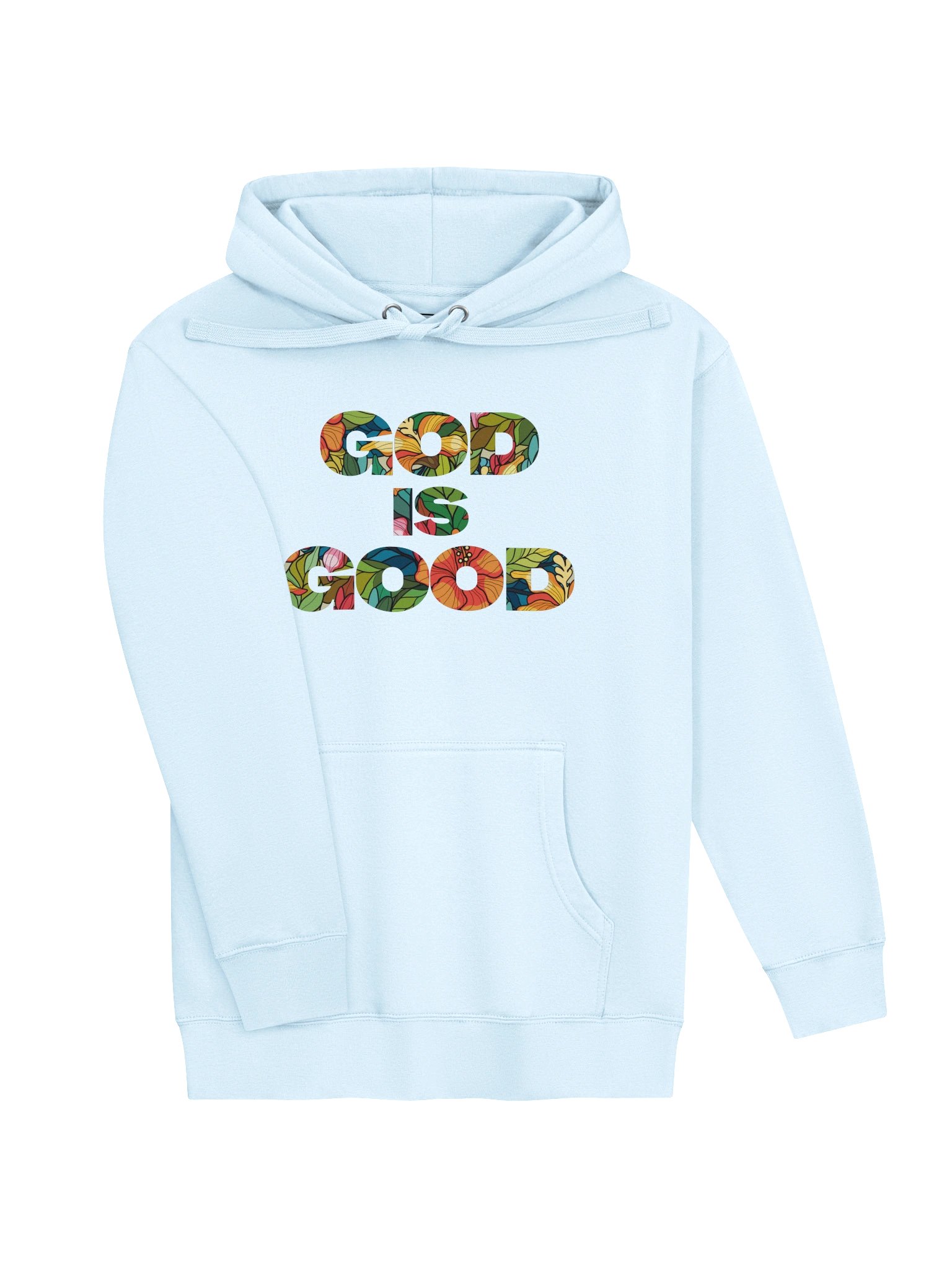 God is Good Floral Hoodie product image (5)