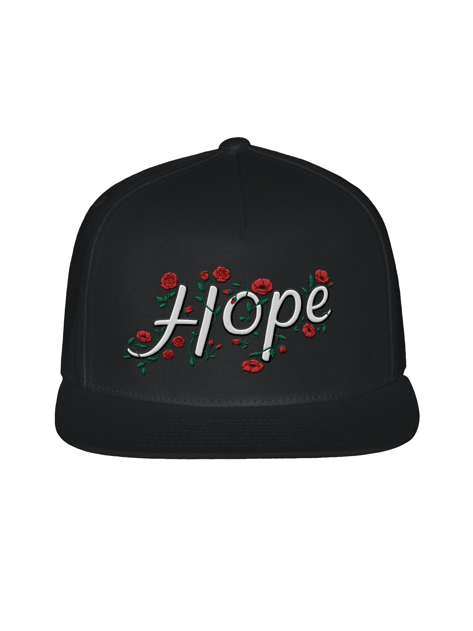 Hope Script Floral Snapback Cap product image (1)
