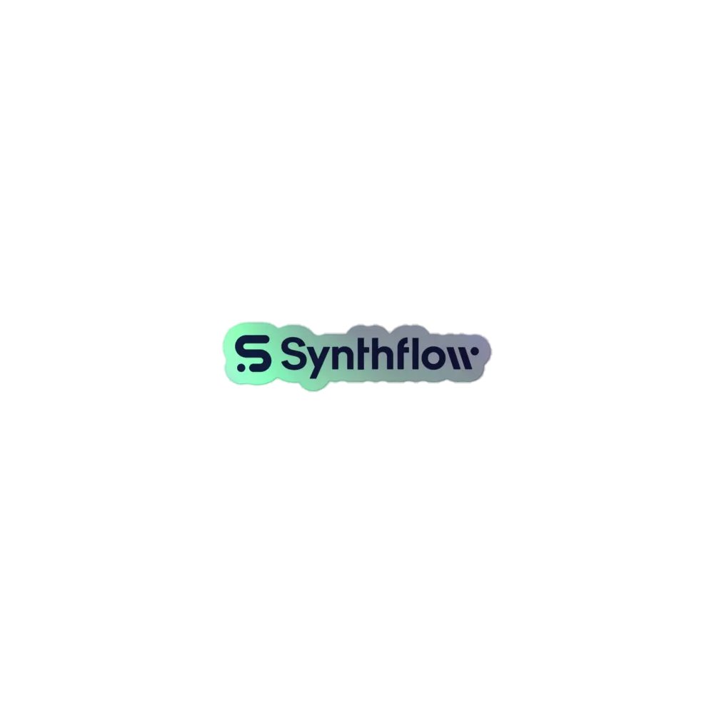 Holographic Synthflow Stickers product image (1)