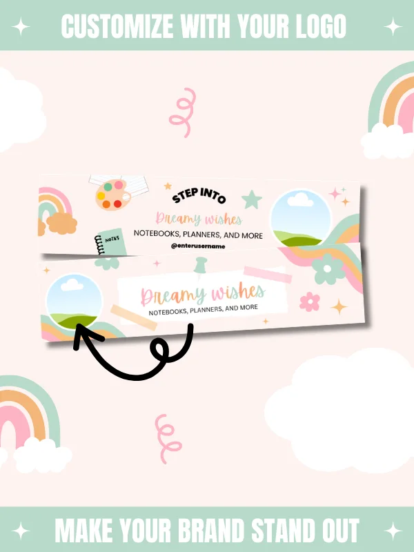 Whimsical MRR/PLR Etsy Banner Templates product image (5)