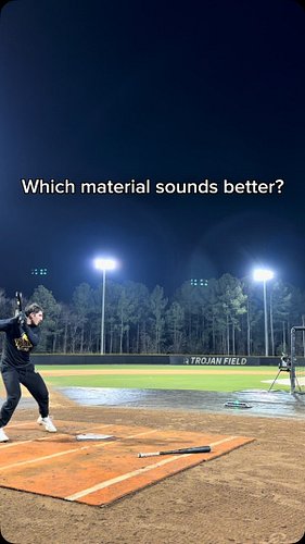Which material sounds better?
#baseball #homerun #viral #fyp