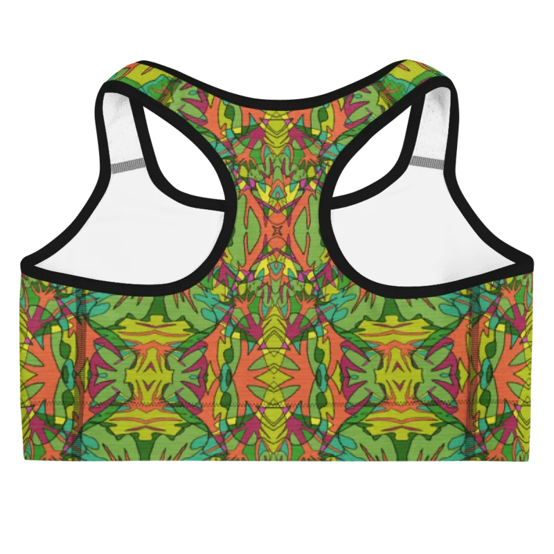 Spinach Tangle – Custom Sports Bra product image (4)