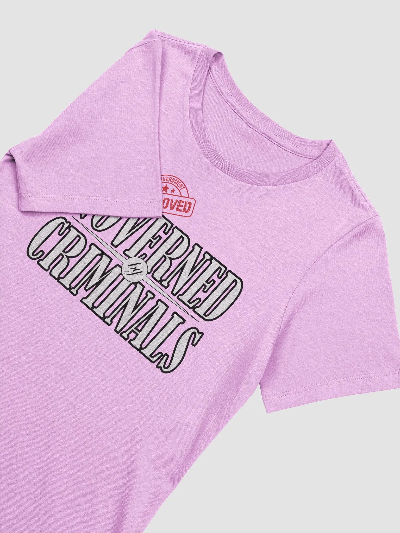 Governed By Criminals - UK Approved - Bella+Canvas Women's Supersoft Relaxed-fit T-Shirt product image (2)