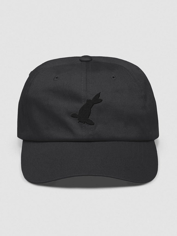 Black on Black Koi Dad Hat product image (1)