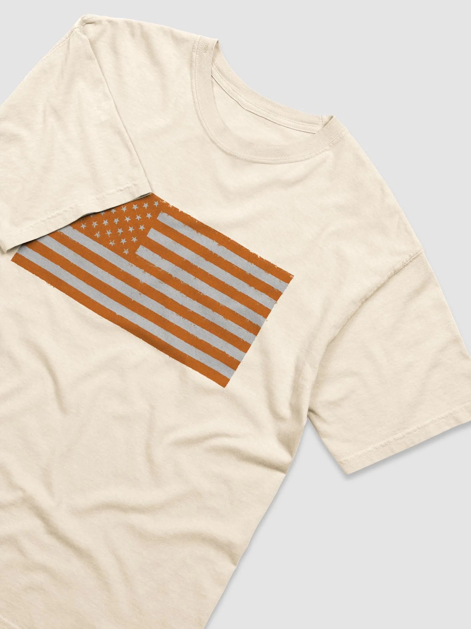 Vintage Orange American Flag Tee product image (3)