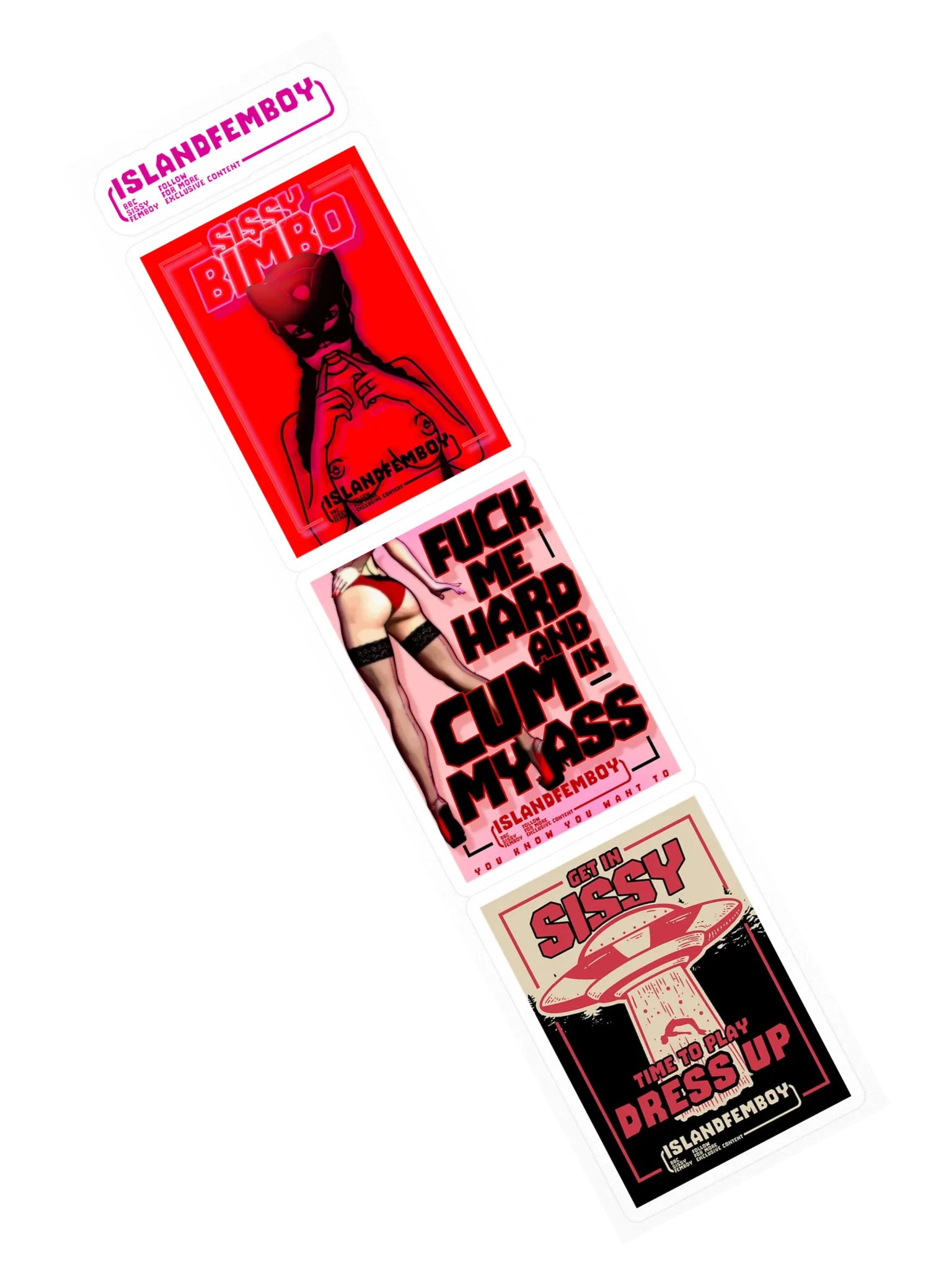 ISLANDFEMBOY : Sissy Sticker Pack : Femboy : Twink product image (3)
