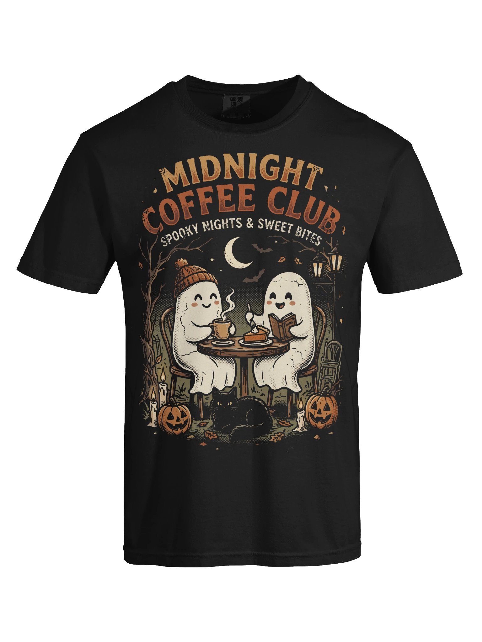 Midnight Coffee Club – Spooky Coffee Ghosts T-Shirt product image (59)