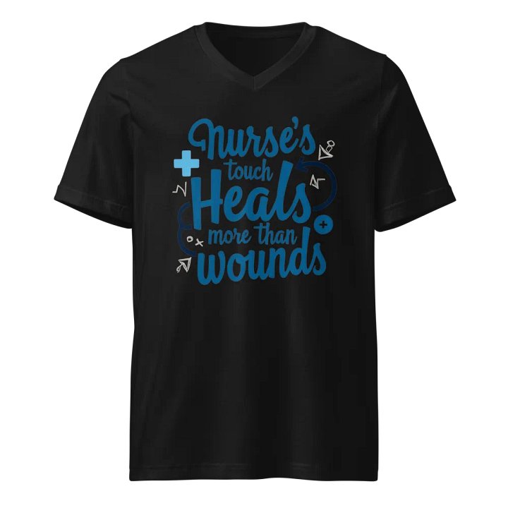 Nurse's Touch V-Neck Tee product image (1)
