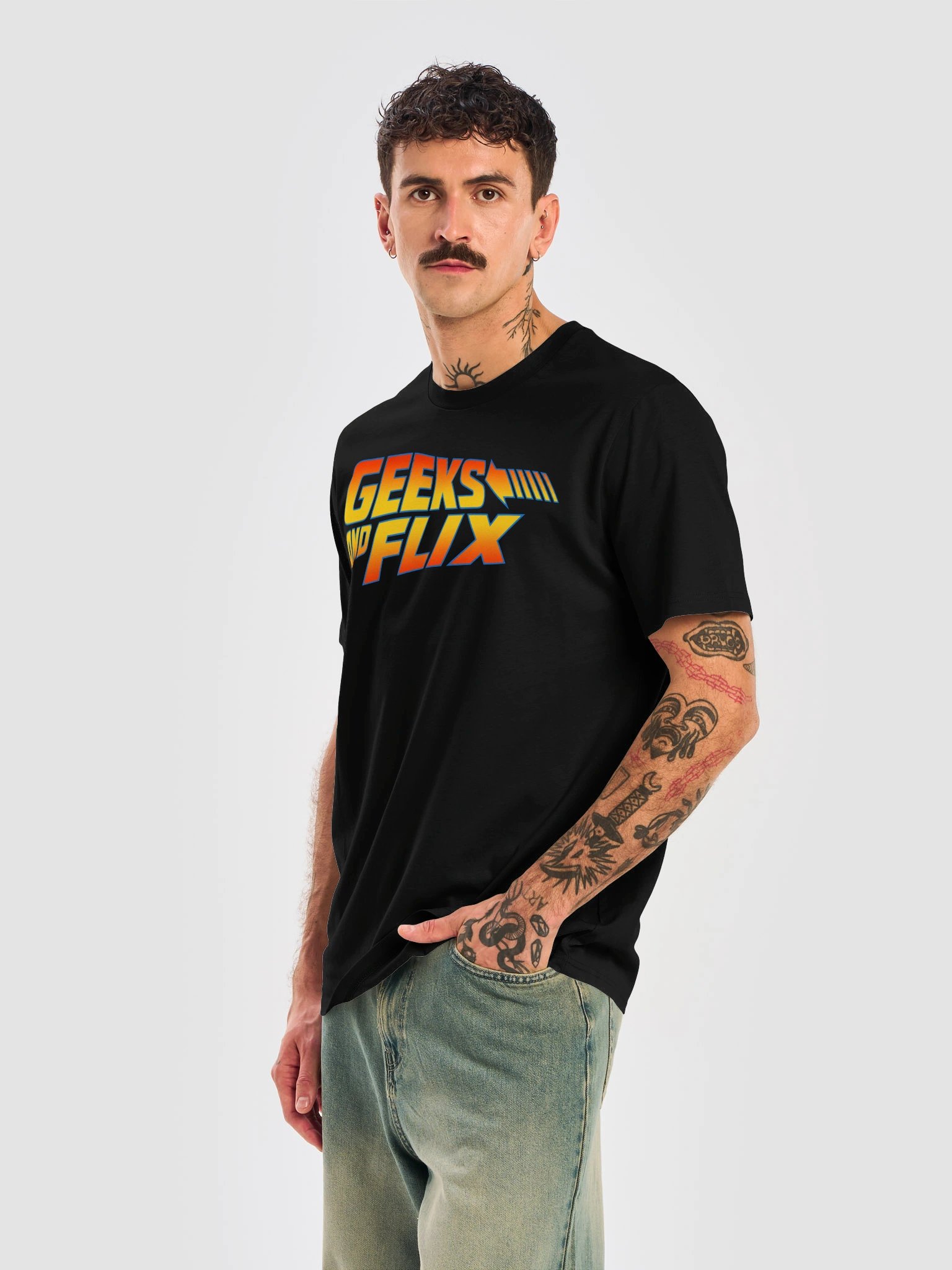 GNF Limited Edition BTTF Design: PHYSICAL MEDIA IS NOT DEAD TEE product image (6)