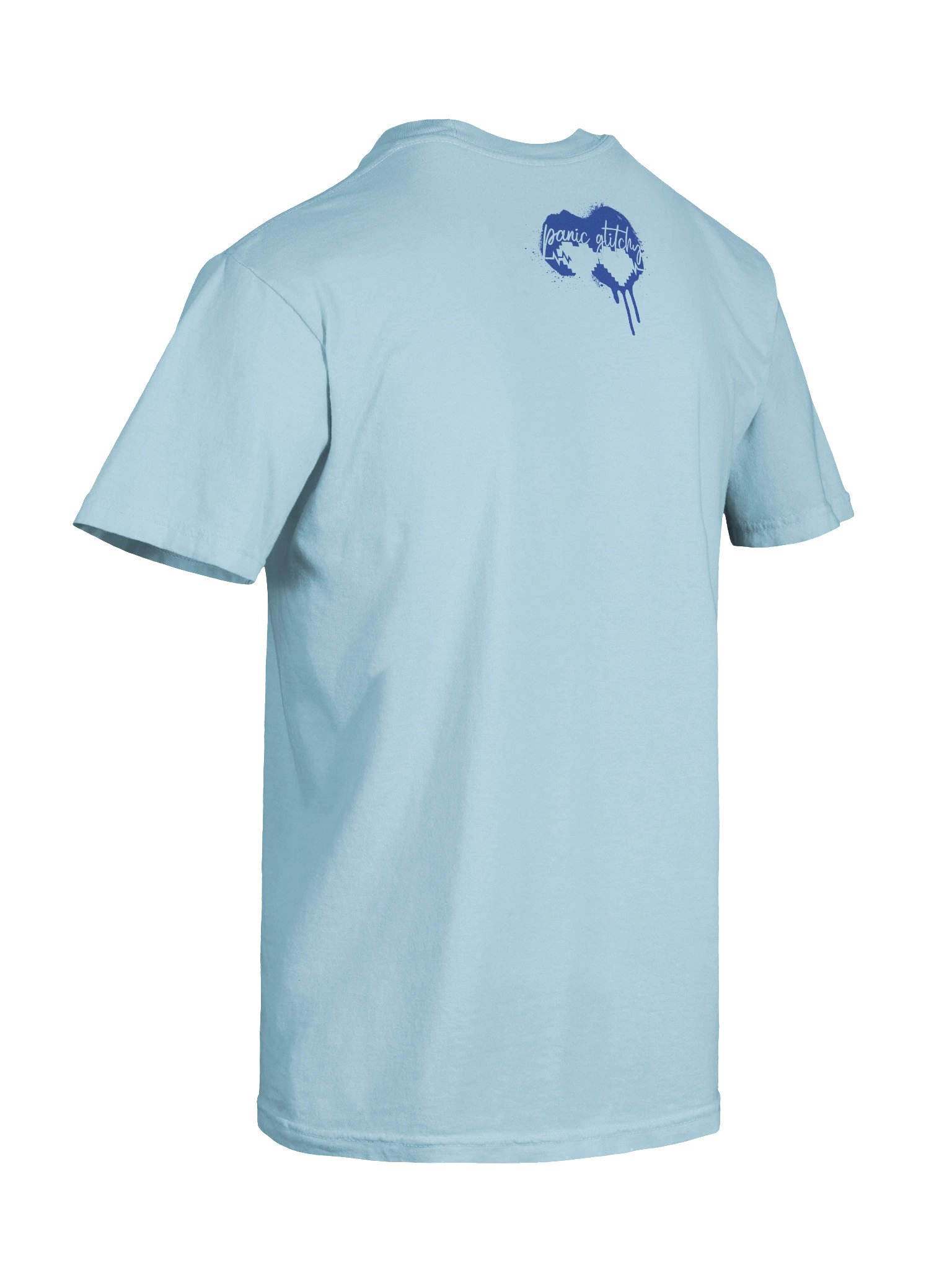 Panic Glitchy Dream Girl Blue Grunge product image (50)
