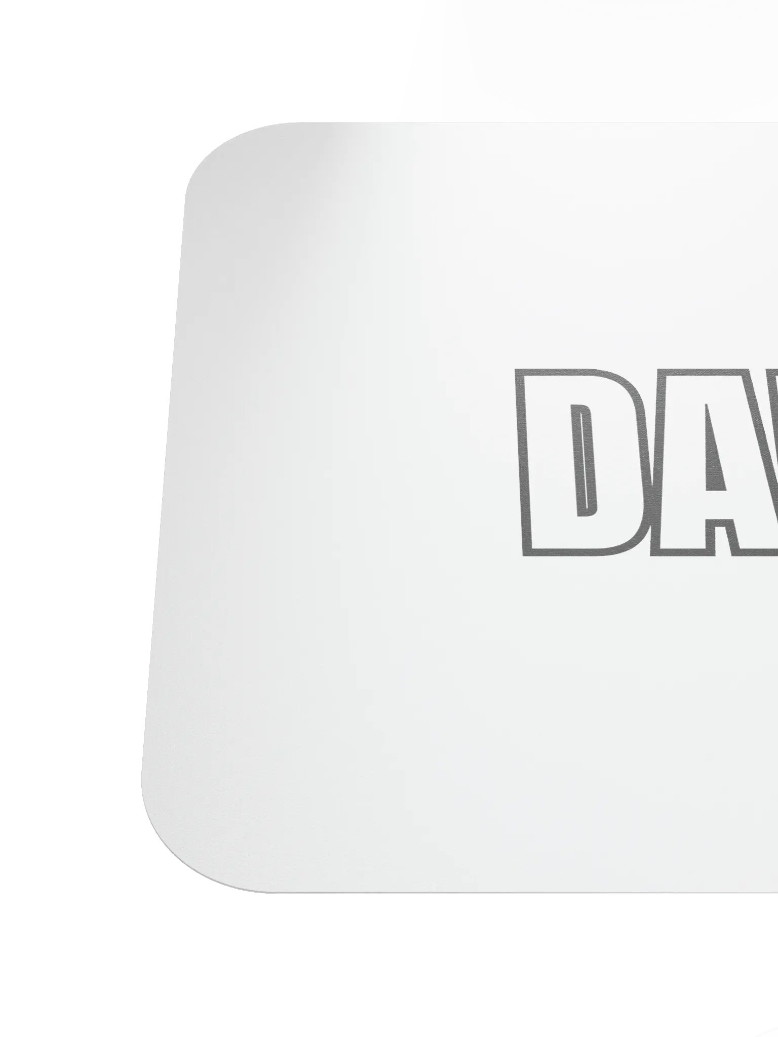 DANII WHITE BLACK MOUSE PAD product image (6)