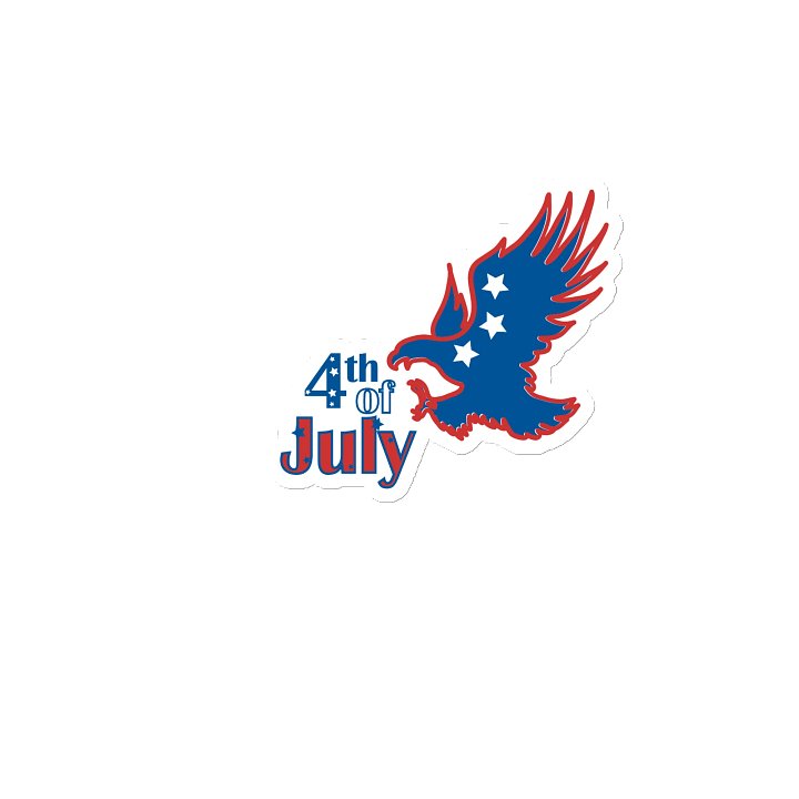 Patriotic Eagle Die-Cut Magnets product image (2)