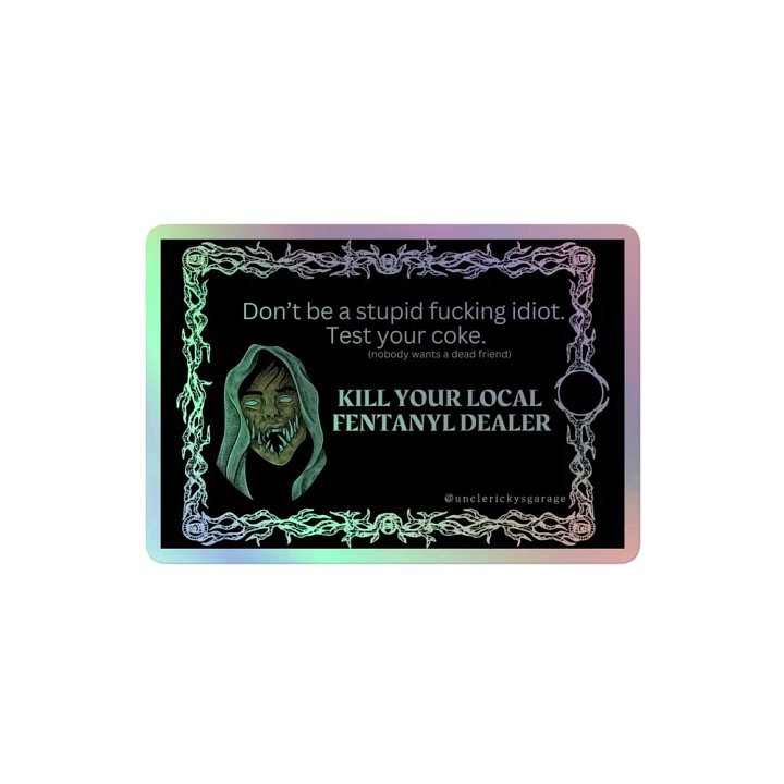 Don't Be an Idiot Kiss Cut Sticker product image (2)