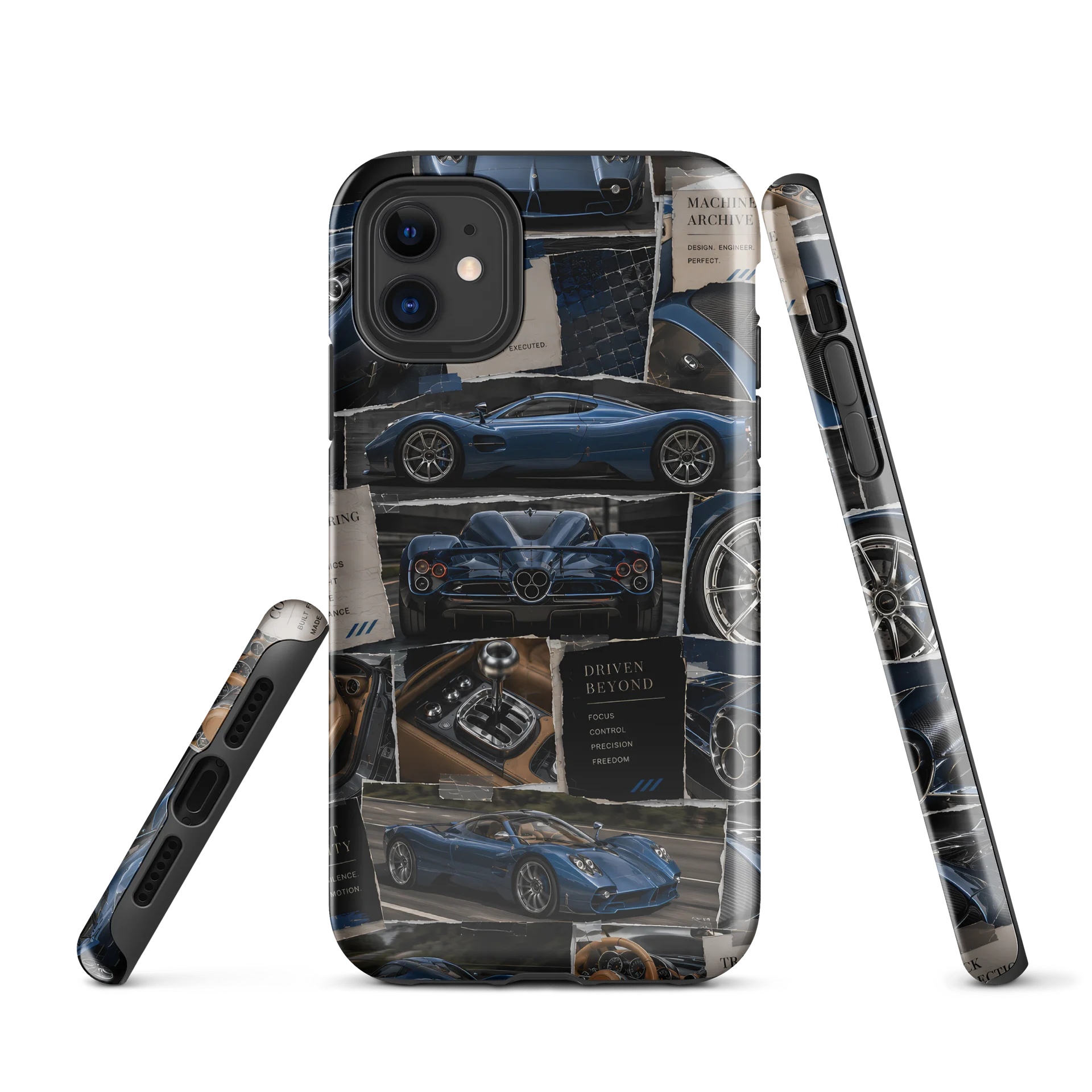 Velocity Atelier Royal Blue Collage Premium Tough Case product image (1)