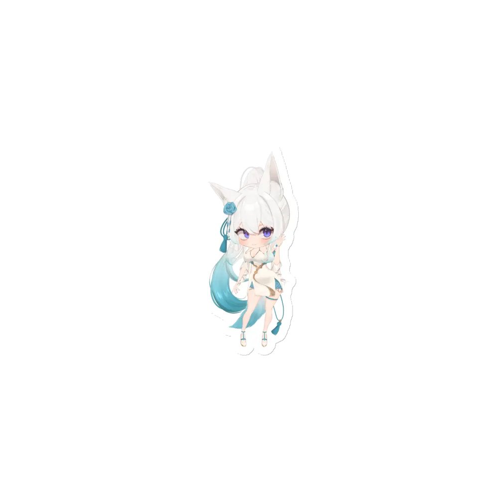 Rose Chibi Celene Die-Cut Magnet product image (1)