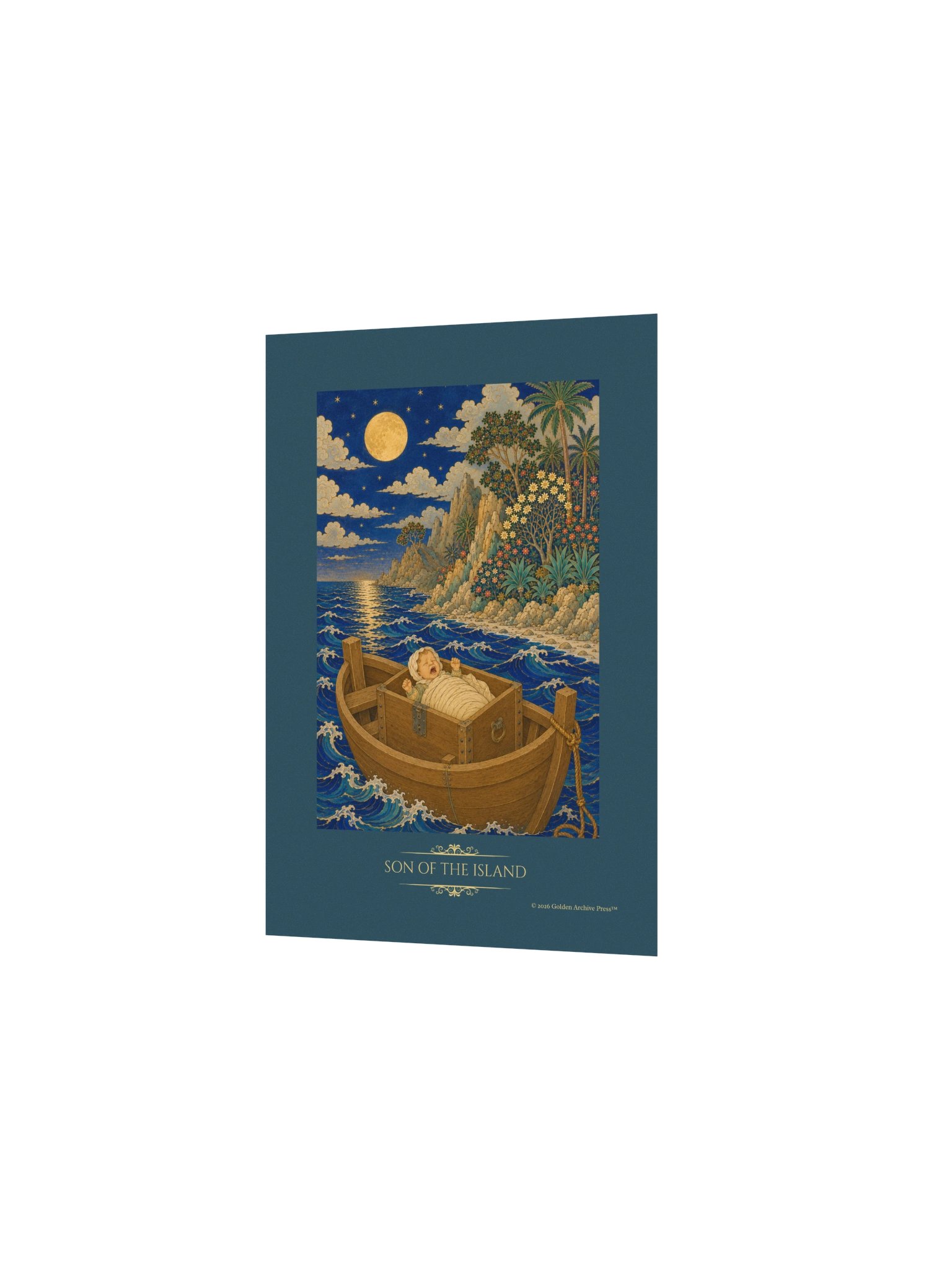 Son of the Island — Miniature Art Print (Baby and Sea) product image (14)
