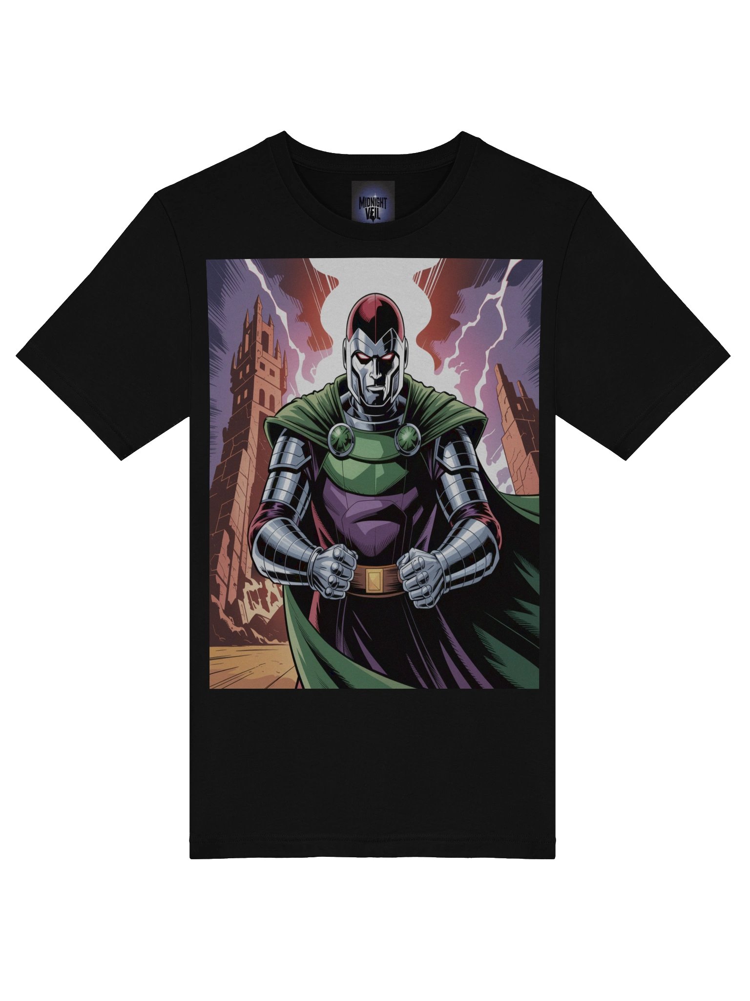 Dr. Doom's Thunderous Spire – Premium Supersoft T-Shirt product image (7)