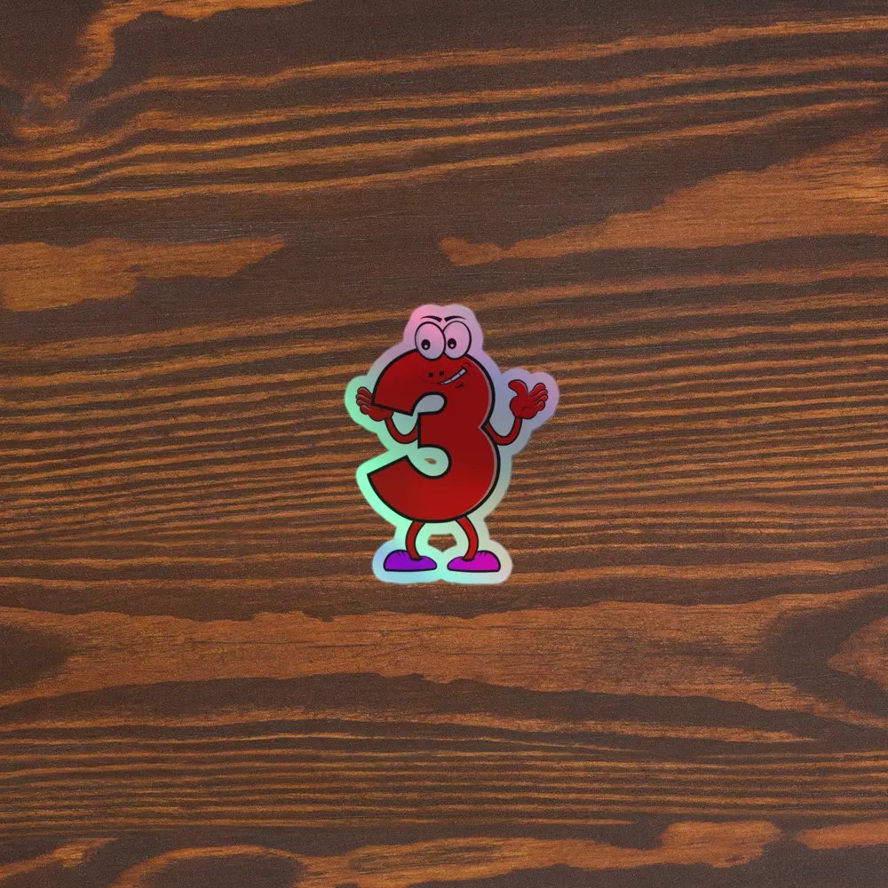 3- Holographic Sticker product image (5)