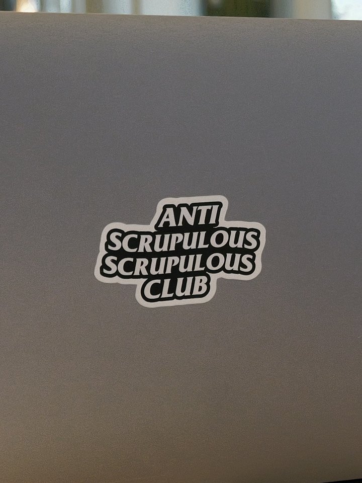 Anti-Scrupulous Scrupulous Club Sticker product image (9)