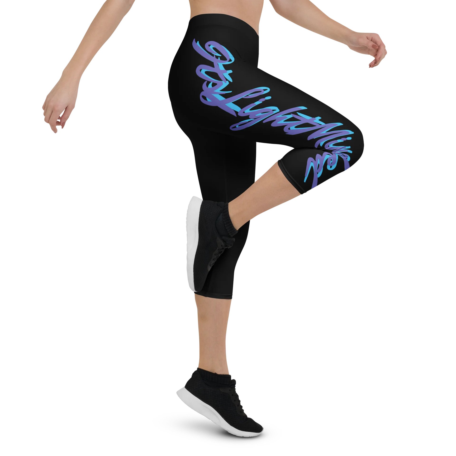 Lights Capris Leggings (With Text) product image (4)