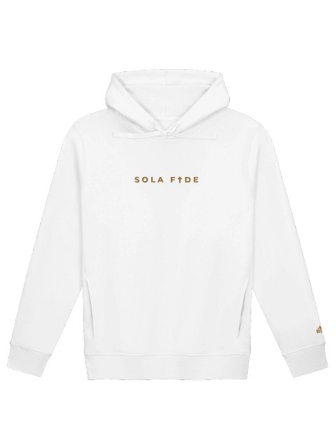SOLA FIDE ORGANIC-BLEND SIDE-POCKET UNISEX HOODIE