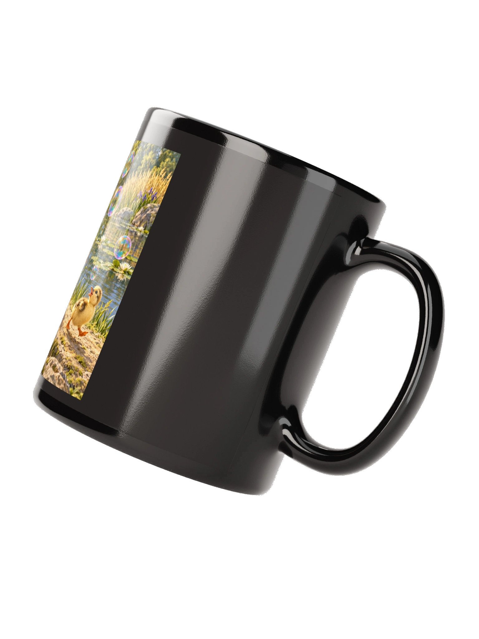 Bubble Broadcast Black Mug product image (4)
