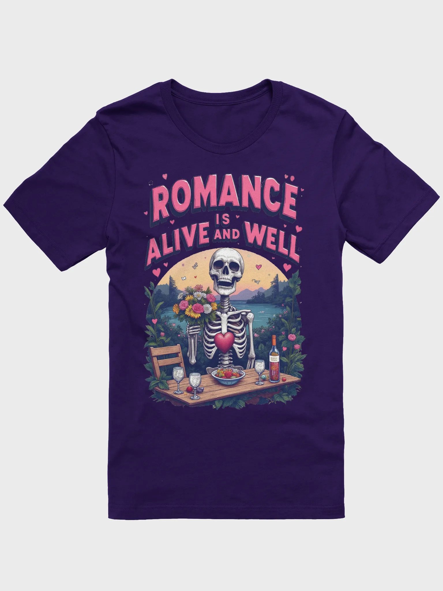 Romance Skeleton T-Shirt product image (2)