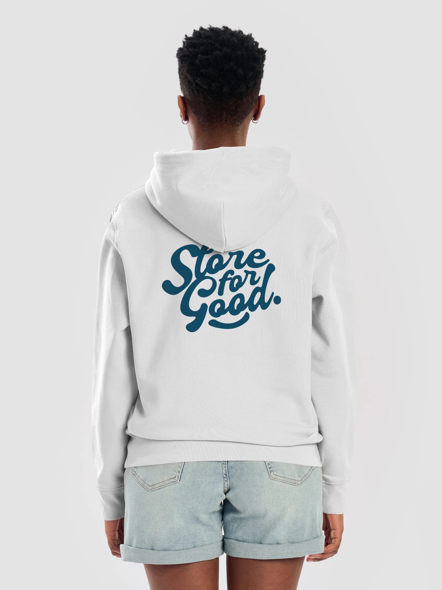 Hoodie Smile Orange Logo product image (6)