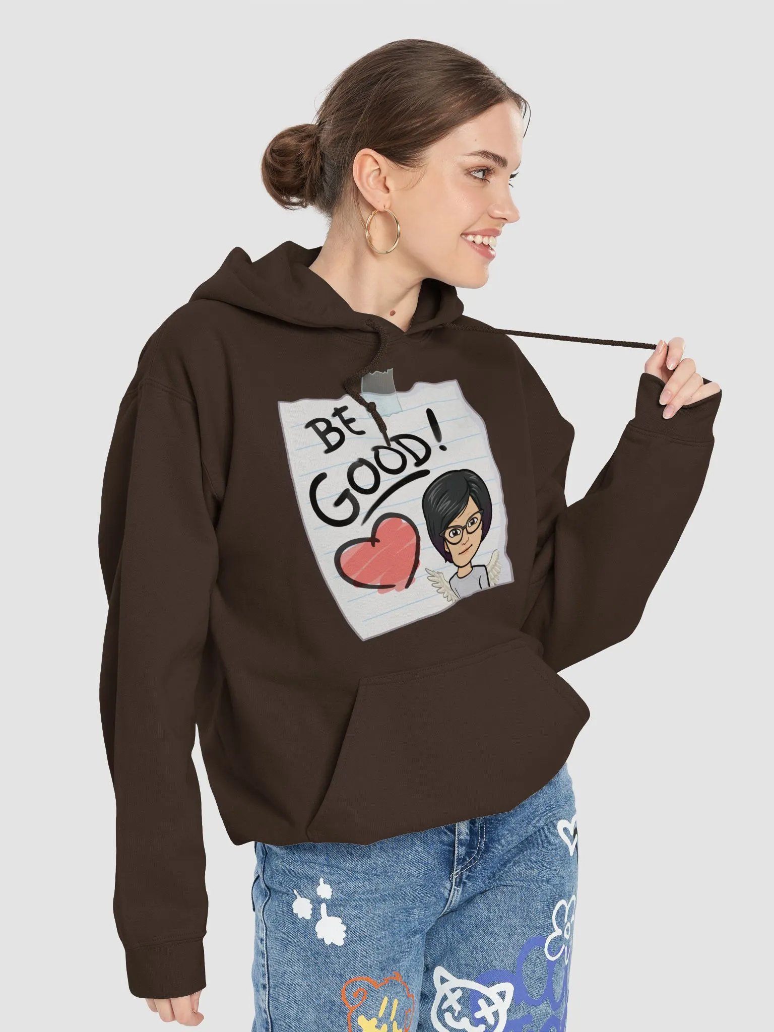 The “Be Good” Cozy Affirmation Hoodie product image (7)