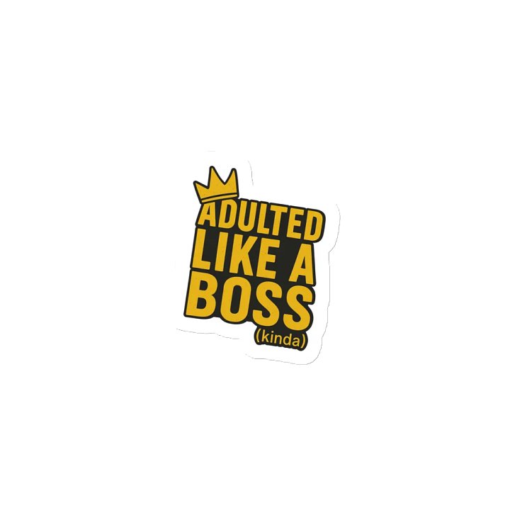 Boss-Level Adulting Die-Cut Magnets product image (1)