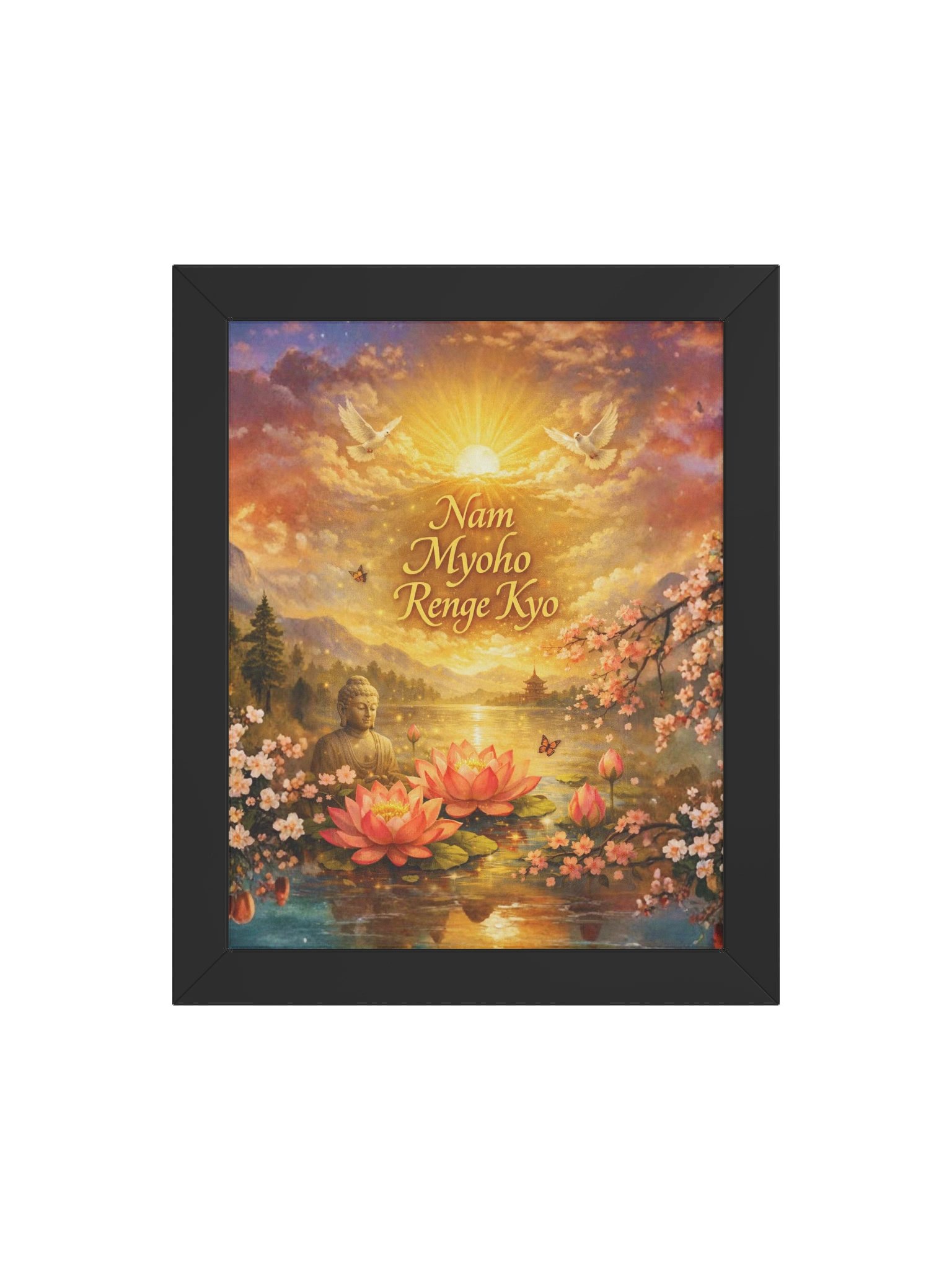 Nam Myoho Renge Kyo Framed Matte Poster product image (109)