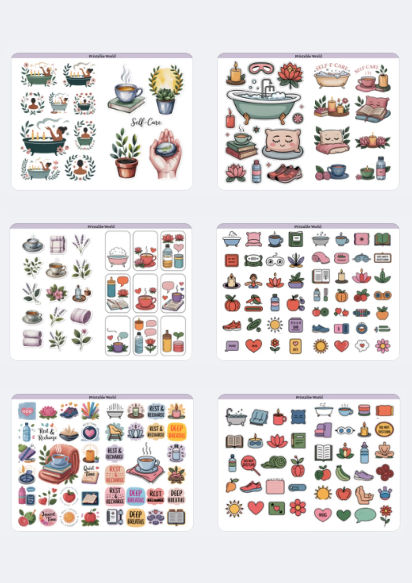 Self Care Sticker Pack product image (2)