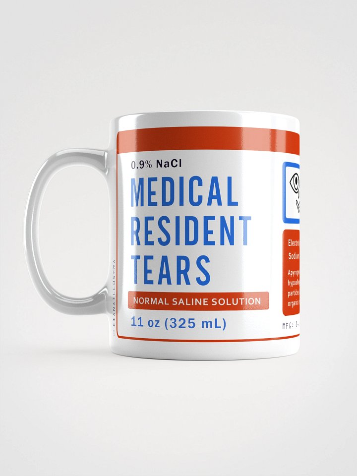 "Medical resident tears" Ceramic mug product image (1)